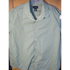 Shaquille O'Neal‎ XLG Big Fit Dress Shirt Cotton/Polyester Short Sleeve